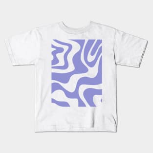 liquid pattern - purple Kids T-Shirt